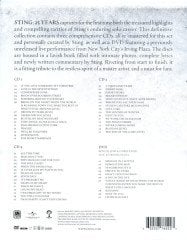 STING 25 YEARS 3CD 1DVD 135 PAGES BOOKLET BOX 2.EL