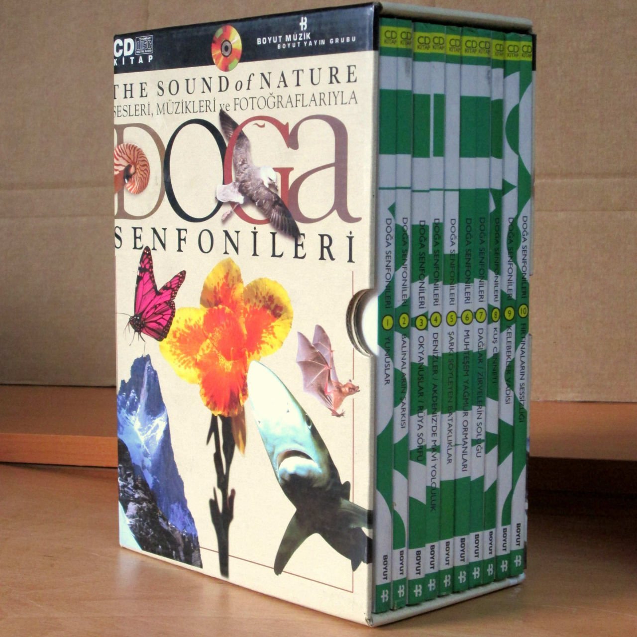 DOĞA SENFONİLERİ 1-10 CD + KİTAP KUTU - 2.EL