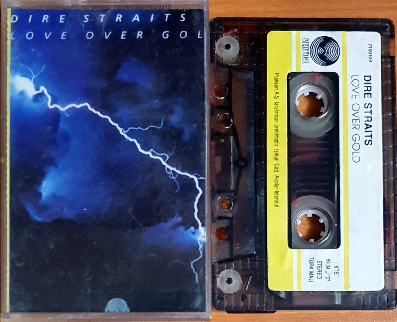 DIRE STRAITS - LOVE OVER GOLD (1989) - KASET PLAKSAN 2.EL