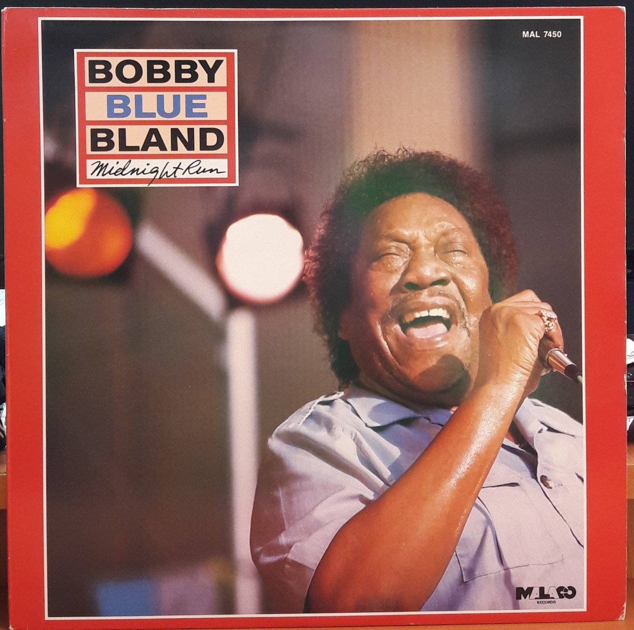 BOBBY BLUE BLAND - MIDNIGHT RUN (1989) - PLAK 2.EL