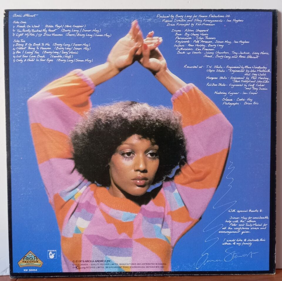 AMII STEWART – KNOCK ON WOOD (1979) - LP 2.EL PLAK