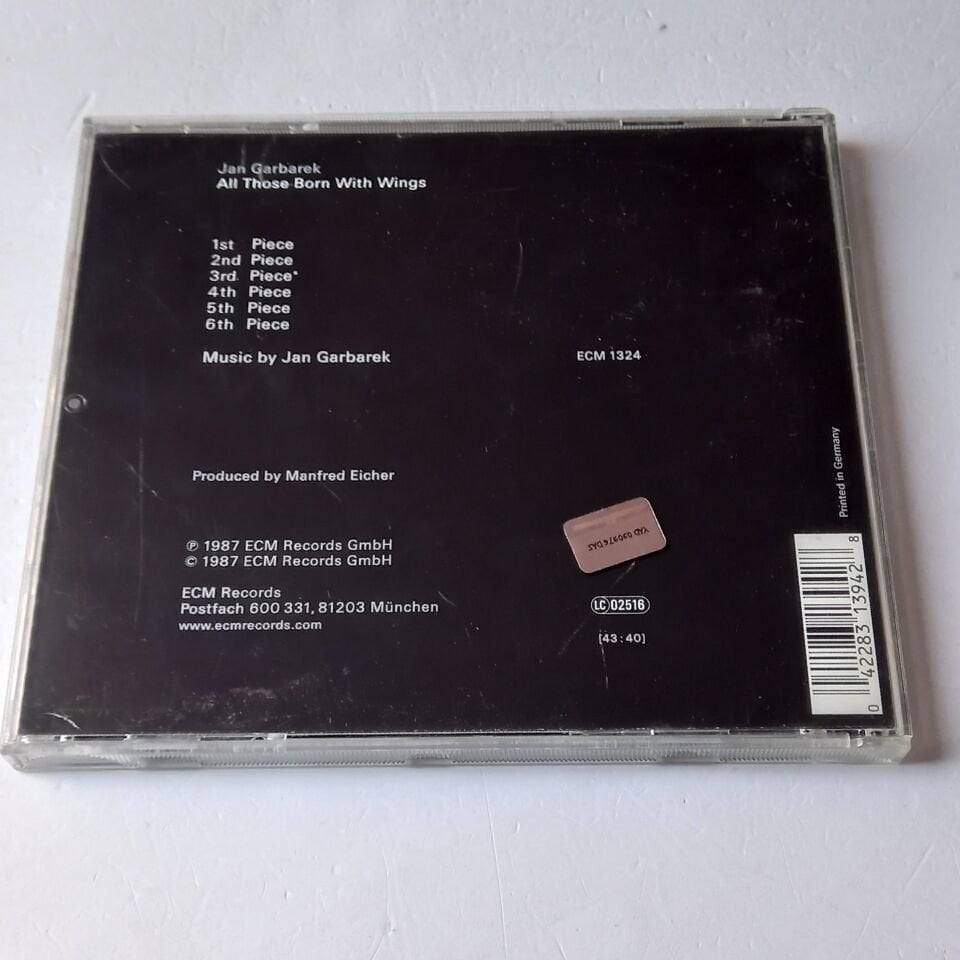 JAN GARBAREK – ALL THOSE BORN WITH WINGS (1987) - CD 2.EL