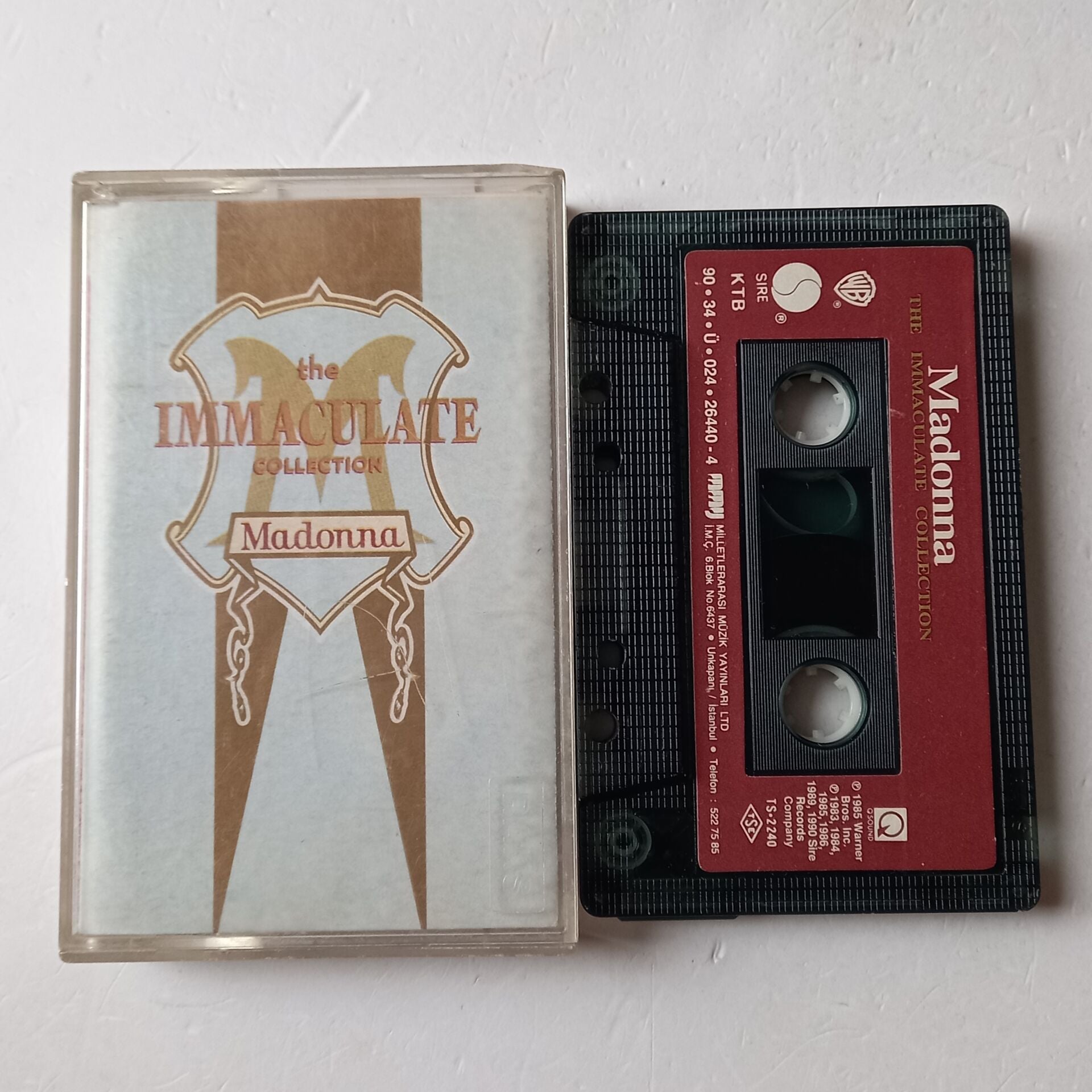 MADONNA - THE IMMACULATE COLLECTION (1990) - KASET 2.EL