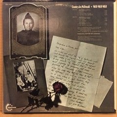 COUNTRY JOE McDONALD - WAR WAR WAR (1971) 2.EL PLAK