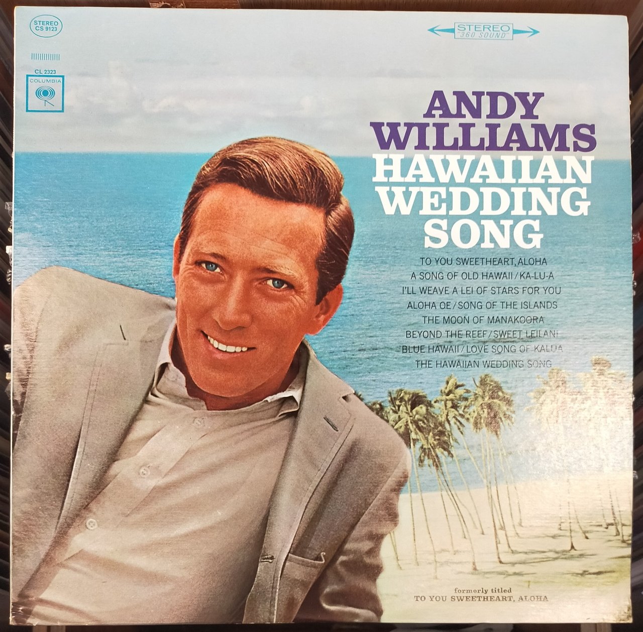 ANDY WILLIAMS - HAWAIIAN WEDDING SONG - LP 2.EL PLAK