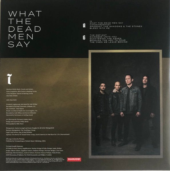 TRIVIUM - WHAT THE DEAD MEN SAY (2020) - LP SIFIR PLAK