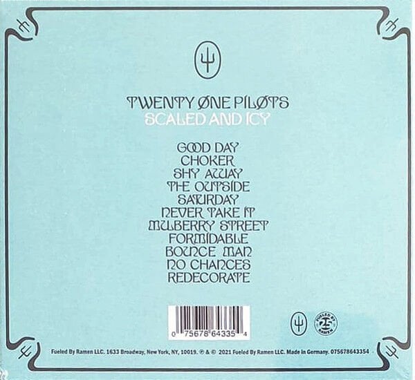 TWENTY ONE PILOTS – SCALED AND ICY (2021) - CD DIGIPAK AMBALAJINDA SIFIR