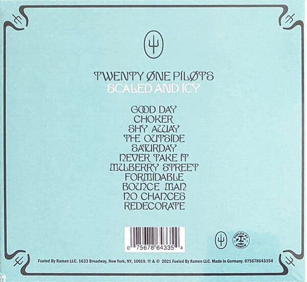 TWENTY ONE PILOTS – SCALED AND ICY (2021) - CD DIGIPAK AMBALAJINDA SIFIR