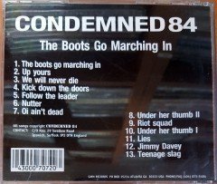 CONDEMNED 84 - THE BOOTS GO MARCHING IN (1991) 1996 GMM RECORDS REISSUE CD 2.EL