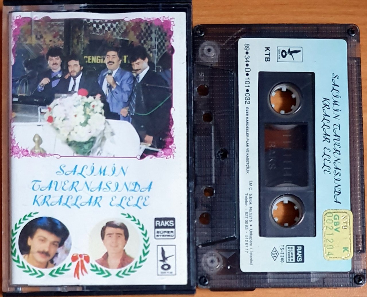 SALİMİN TAVERNASINDA KRALLAR ELELE (1989) - KASET ÖZER KARDEŞLER 2.EL