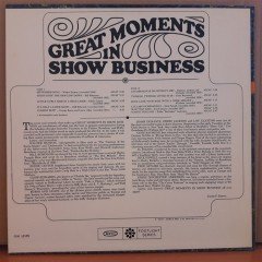 GREAT MOMENTS IN SHOW BUSINESS - LP 2.EL PLAK