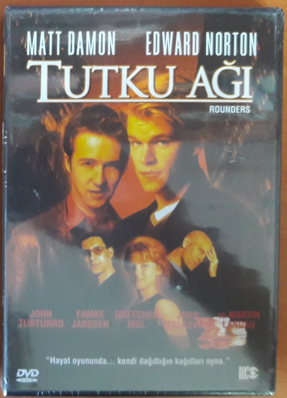 TUTKU AĞI - ROUNDERS - MATT DAMON - EDWARD NORTON - JOHN TURTURRO - JOHN MALKOVICH - DVD 2.EL