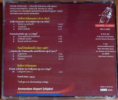 PIETER WISPELWEY - SCHUMANN & HINDEITH (1997) - CD CHANNEL CLASSICS 2.EL