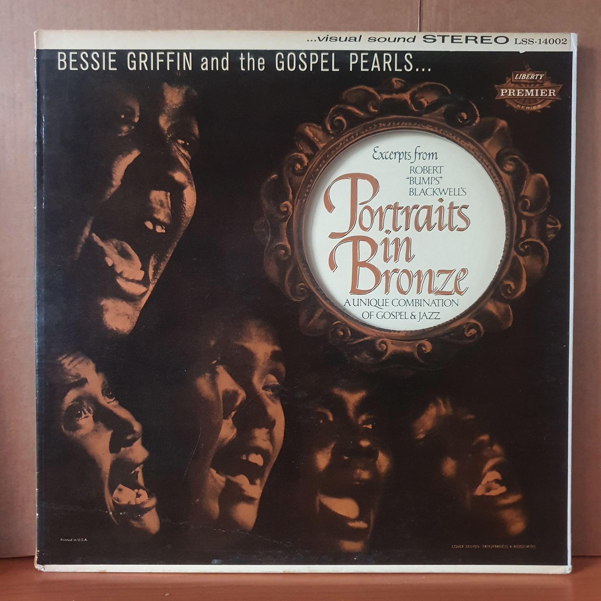 BESSIE GRIFFIN AND THE GOSPEL PEARLS - PORTRAITS IN BRONZE (1961) - LP 2.EL PLAK