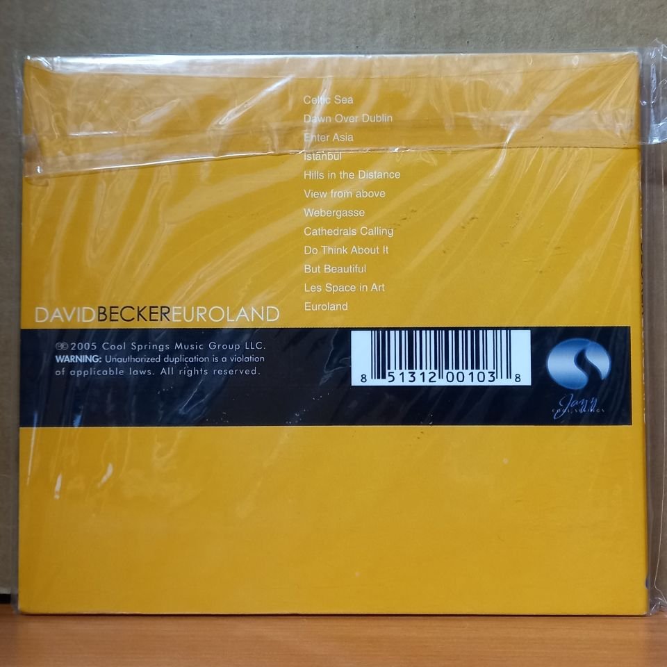 DAVID BECKER – EUROLAND (2005) - CD SIFIR