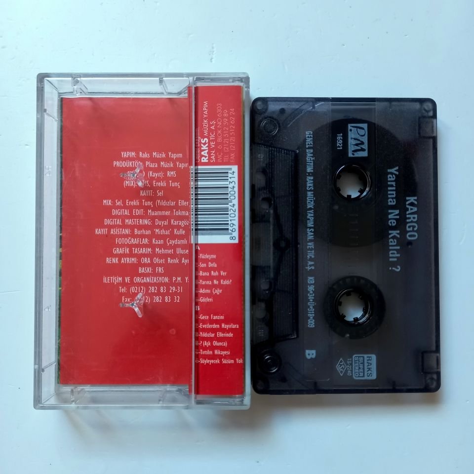 KARGO - YARINA NE KALDI? (1996) - KASET 2.EL