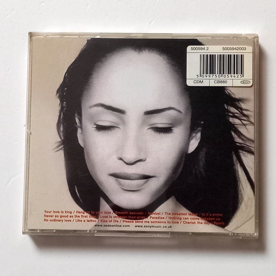 SADE – THE BEST OF SADE (1994) - CD COMPILATION REISSUE 2.EL