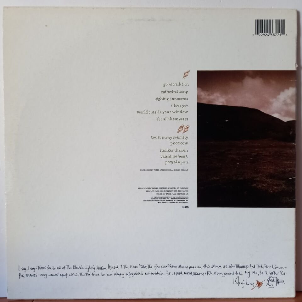 TANITA TIKARAM – ANCIENT HEART (1988) - LP 2.EL PLAK