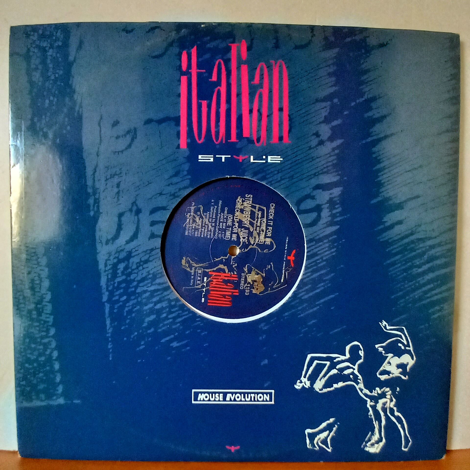 STRAWBERRY JUICE – CHECK IT FOR ME / ONE TIME (1993) - LP MAXI SINGLE 2.EL PLAK