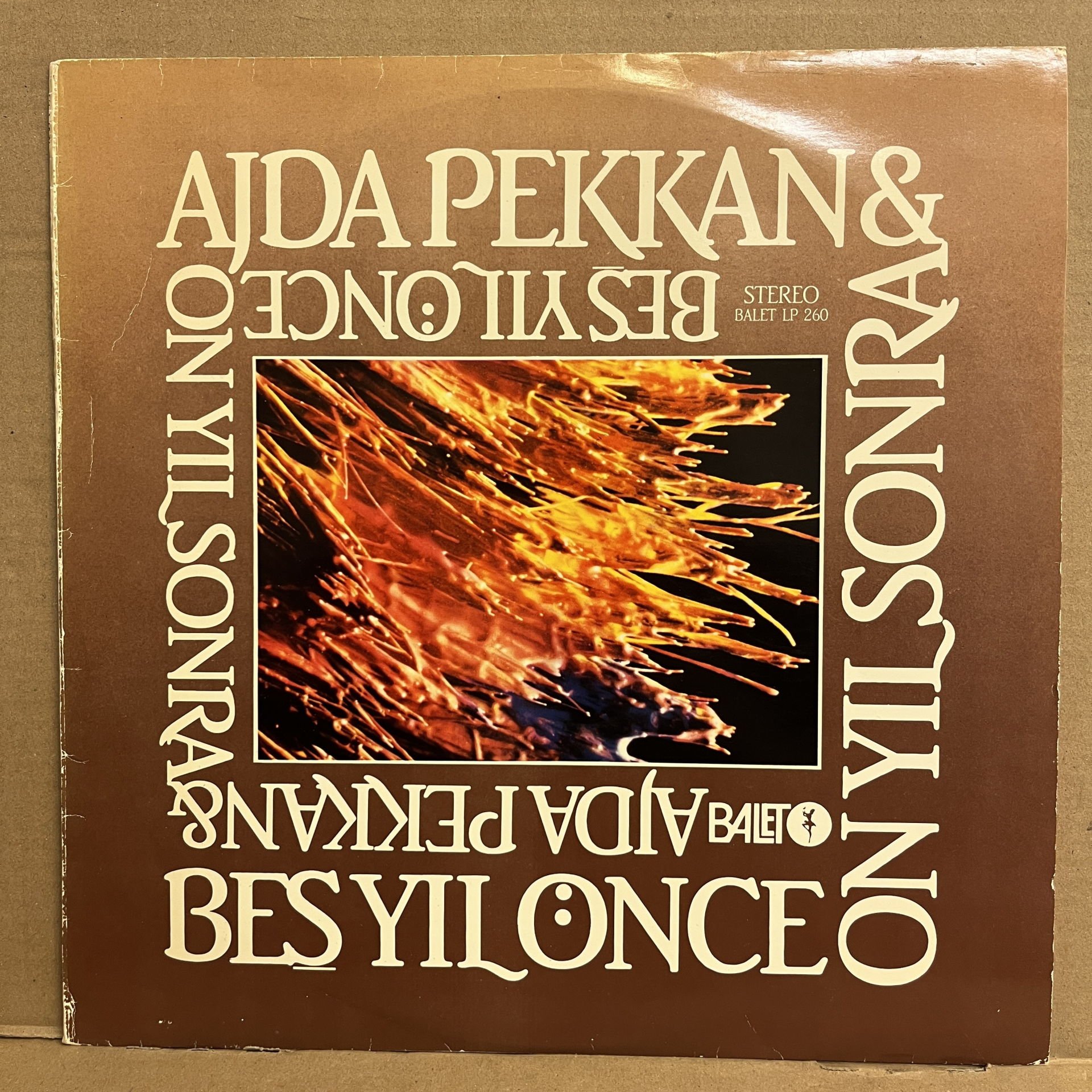AJDA PEKKAN & BEŞ YIL ÖNCE ON YIL SONRA (1985) - LP 2.EL PLAK