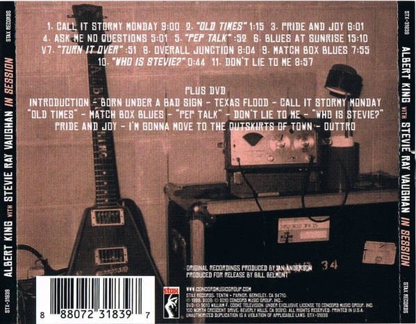 ALBERT KING WITH STEVIE RAY VAUGHAN – IN SESSION... (2010) - CD+DVD SIFIR