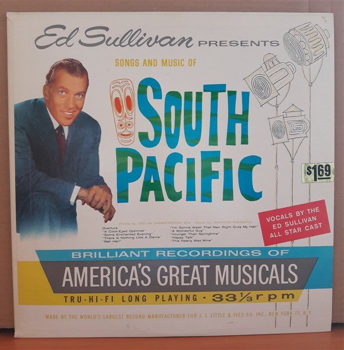 ED SULLIVAN PRESENTS SONGS AND MUSIC OF SOUTH PASIFIC (1960) - LP 2.EL PLAK
