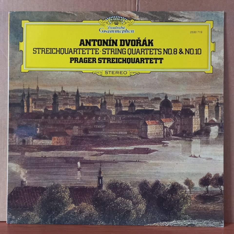 ANTONIN DVORAK: STREICHQUARTETT - STRING QUARTETS NO. 8 & NO. 10 / PRAGER STREICHQUARTETT (1976) - LP 2.EL PLAK