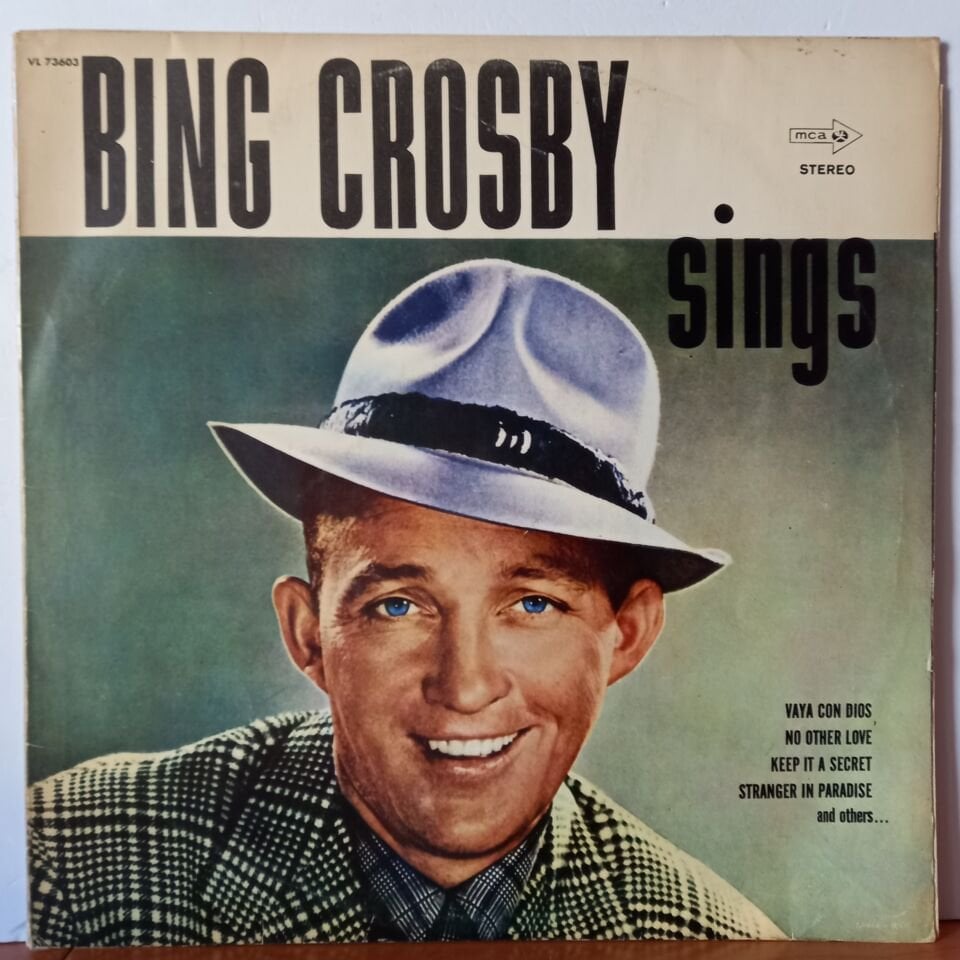 BING CROSBY – BING CROSBY SINGS [VOCAL WITH ORCHESTRA] (1984) - LP YERLİ BASKI 2.EL PLAK