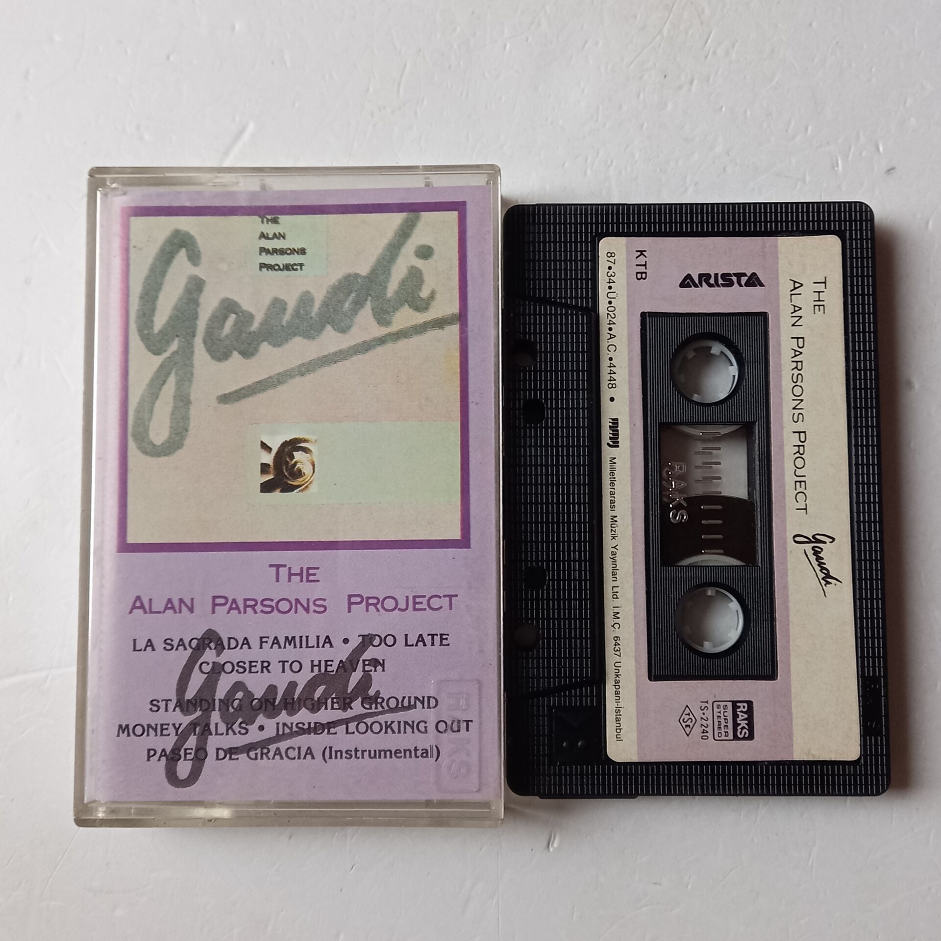 THE ALAN PARSONS PROJECT - GAUDI (1994) - KASET 2.EL