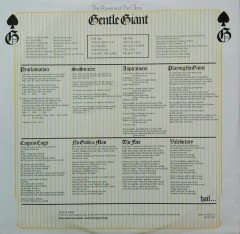 GENTLE GIANT - THE POWER AND THE GLORY (1974) - LP 2009 EDITION SIFIR PLAK