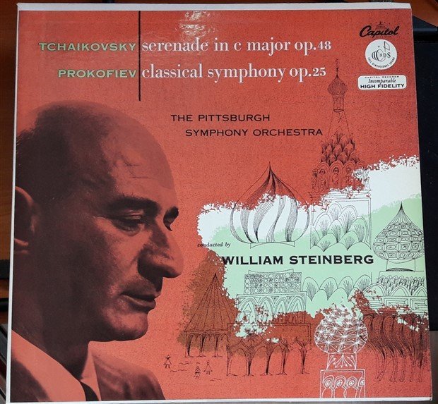TCHAIKOVSKY SERENADE, PROKOFIEV CLASSICAL SYMPHONY PITTSBURG SYMPHONY ORCHESTRA - LP 2.EL