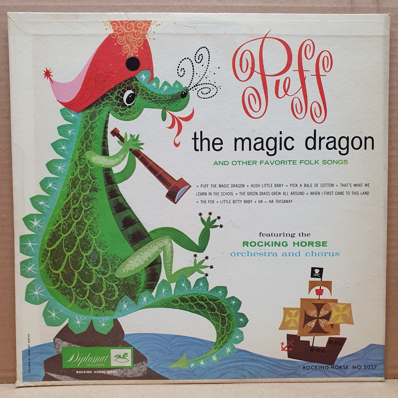 ROCKING HORSE ORCHESTRA AND CHORUS - PUFF THE MAGIC DRAGON AND OTHER FAVORITE FOLK SONGS - LP 2.EL PLAK