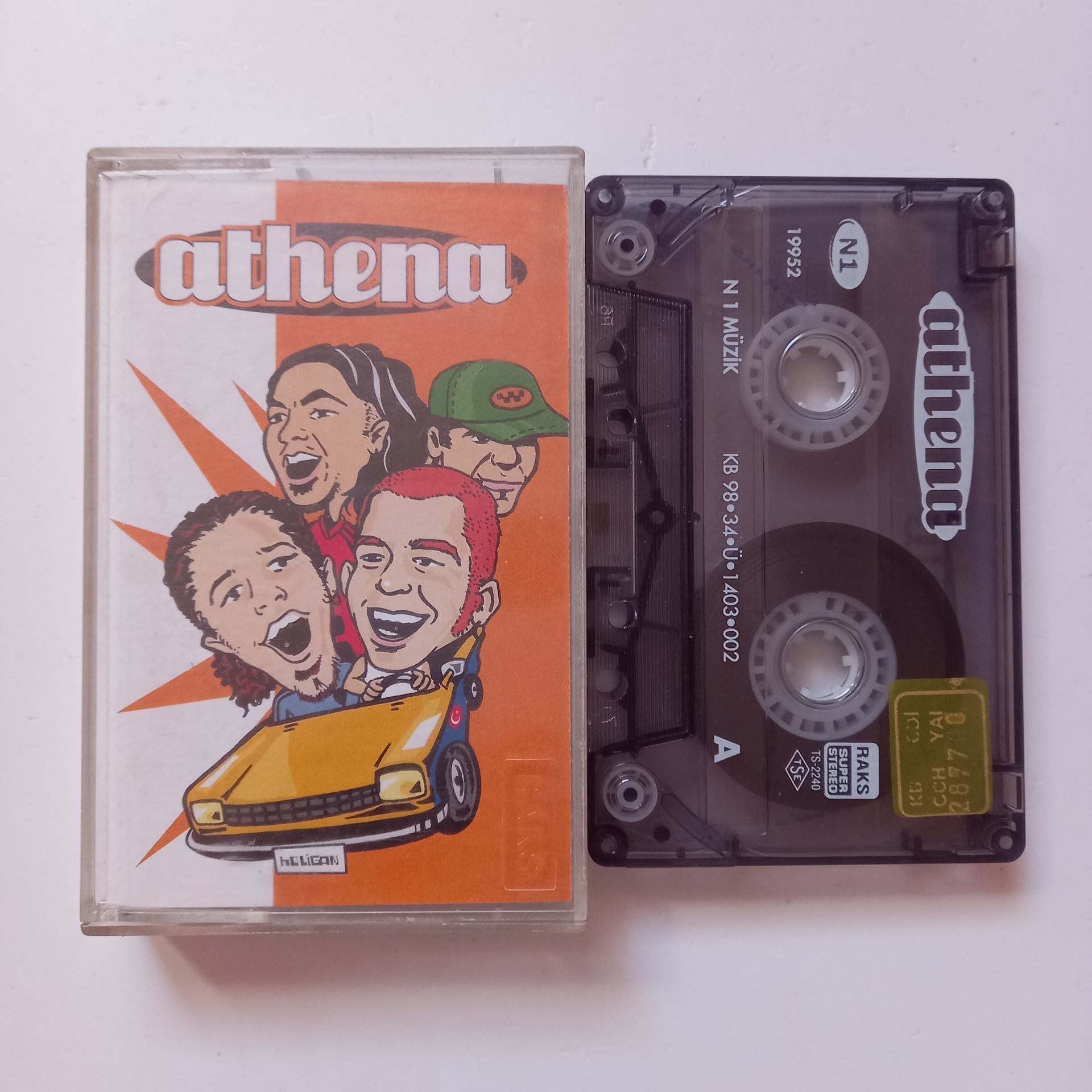 ATHENA - HOLİGAN (1998) - KASET 2.EL