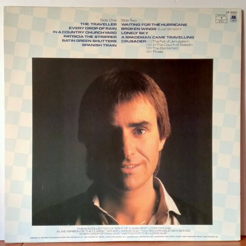 CHRIS DE BURGH – BEST MOVES (1981) - LP 2.EL PLAK