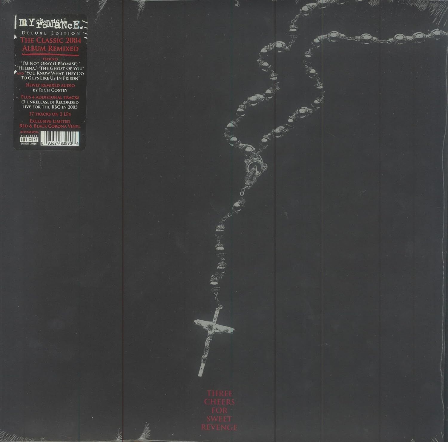 MY CHEMICAL ROMANCE - THREE CHEERS FOR SWEET REVENGE (2004) - 2LP (3 SIDED) 2025 COLOURED DELUXE EDITION SIFIR PLAK