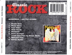 MANOWAR - BATTLE HYMNS (1982) - CD AMBALAJINDA SIFIR
