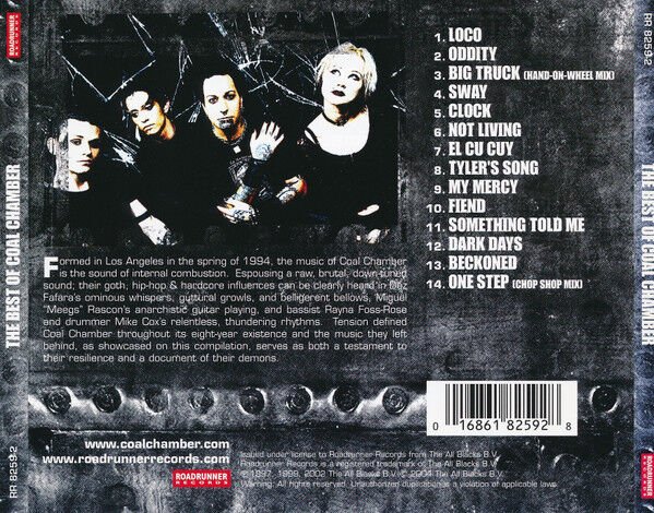 COAL CHAMBER – THE BEST OF COAL CHAMBER (2004) - CD JEWEL CASE SIFIR