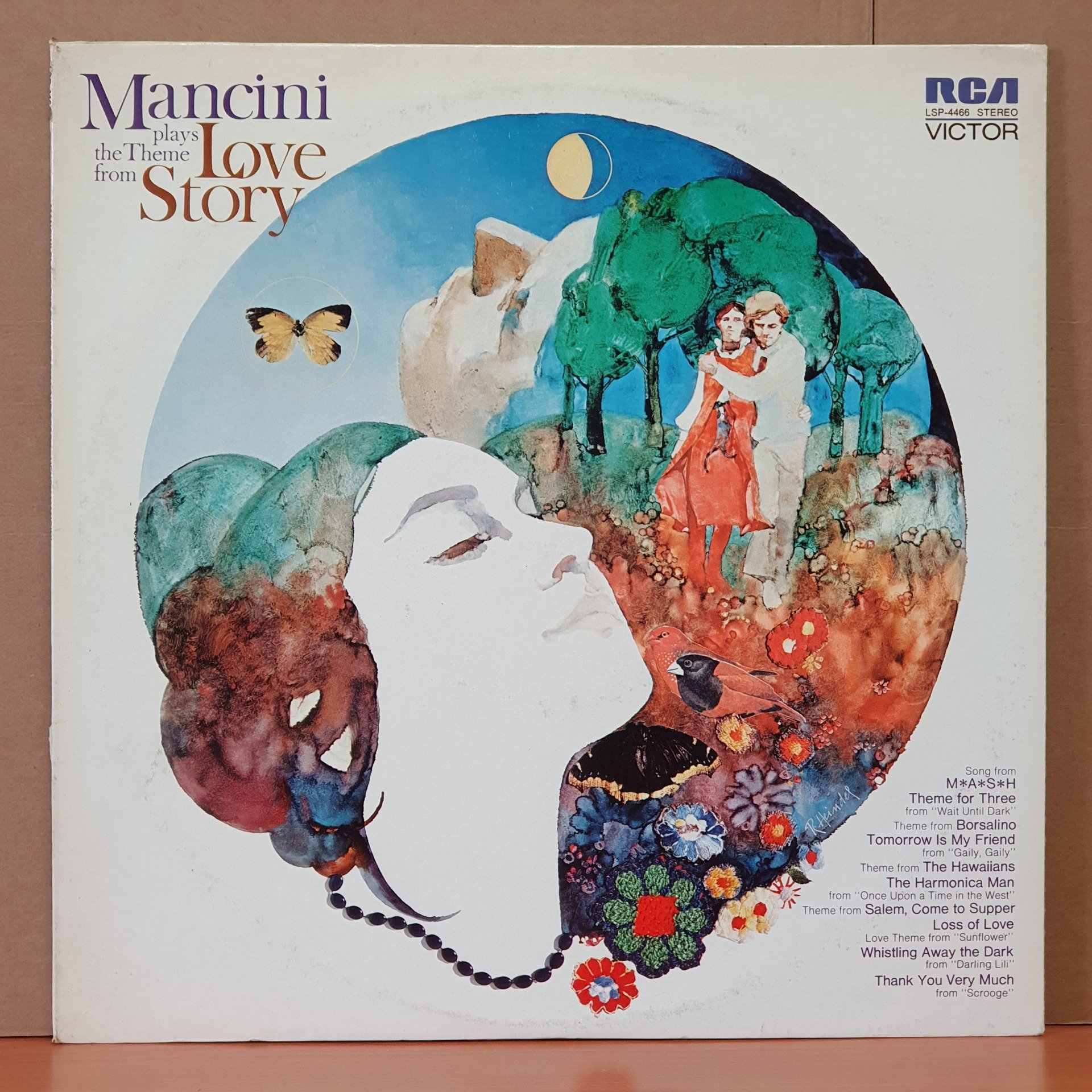 MANCINI PLAYS THE THEME FROM LOVE STORY (1970) - LP 2.EL PLAK