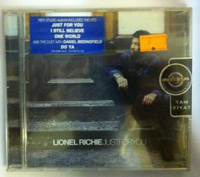 LIONEL RICHIE JUST FOR YOU CD SIFIR