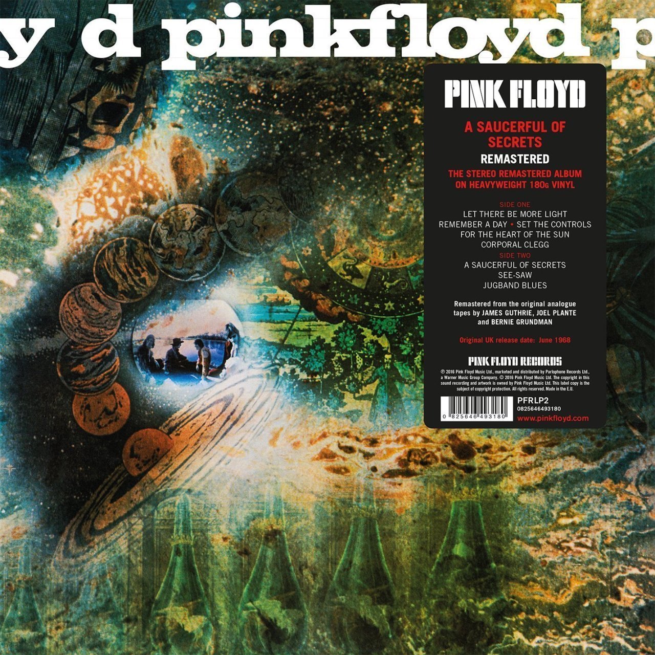 PINK FLOYD - A SAUCERFUL OF SECRETS (1968) - LP 180GR 2016 EDITION SIFIR PLAK