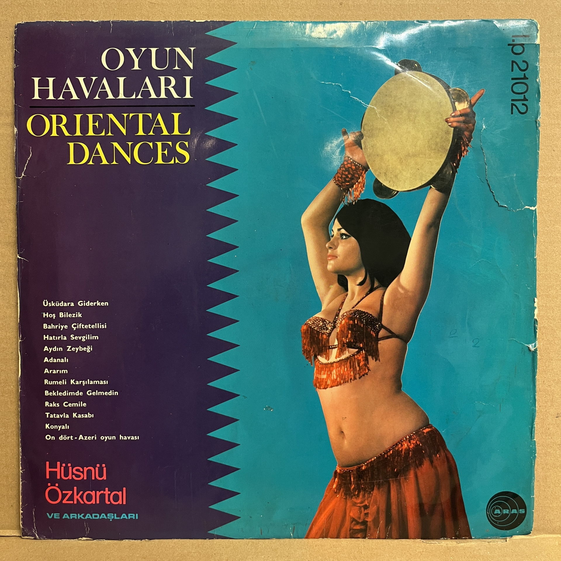 HÜSNÜ ÖZKARTAL VE ARKADAŞLARI - OYUN HAVALARI / ORIENTAL DANCES (1970) - LP 2.EL PLAK