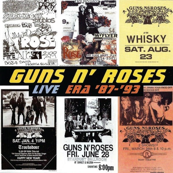 GUNS N' ROSES – LIVE ERA '87-'93 (1999) - 2CD REISSUE JEWEL CASE AMBALAJINDA SIFIR