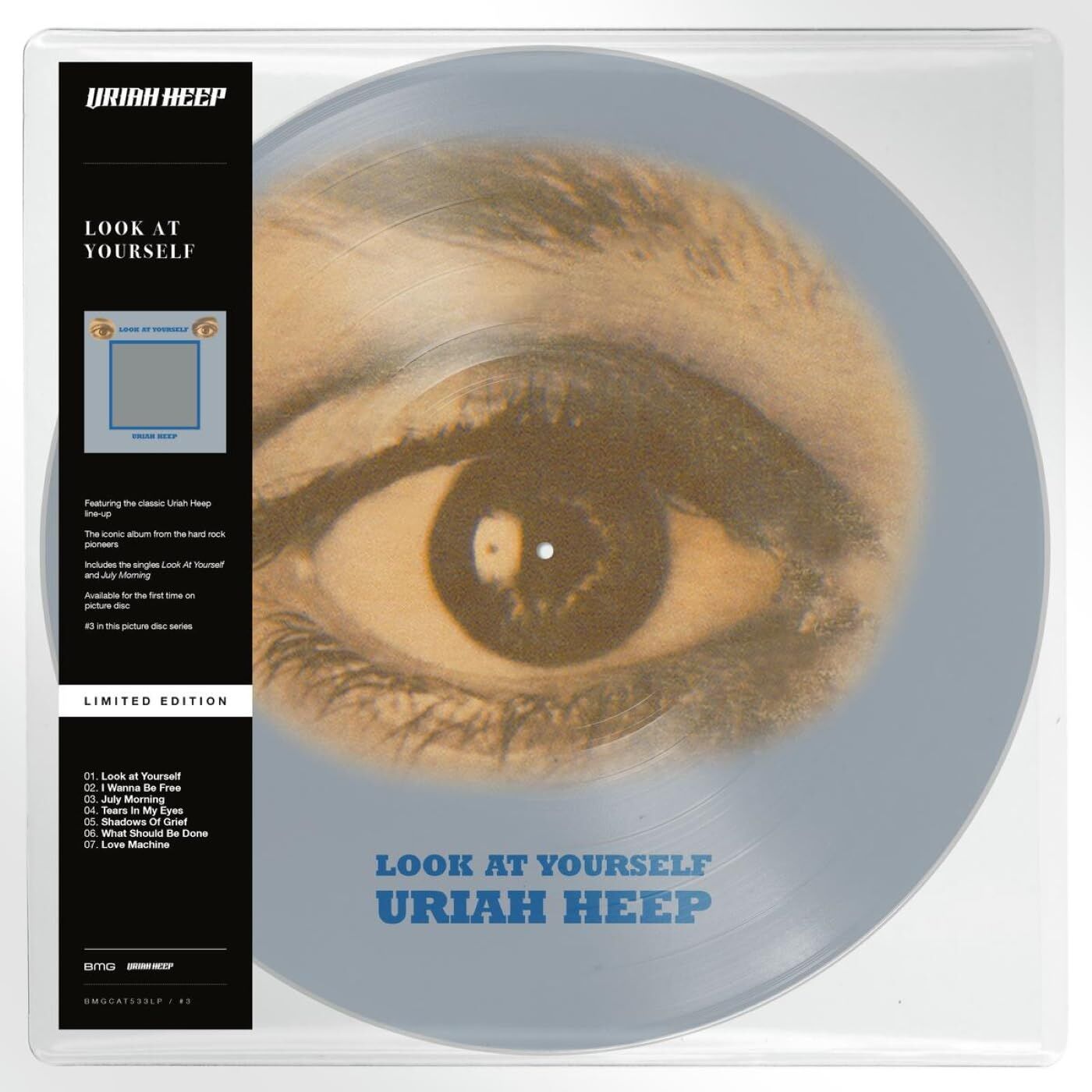 URIAH HEEP - LOOK AT YOURSELF (1971) - LP 2023 PICTURE DISC EDITION SIFIR PLAK