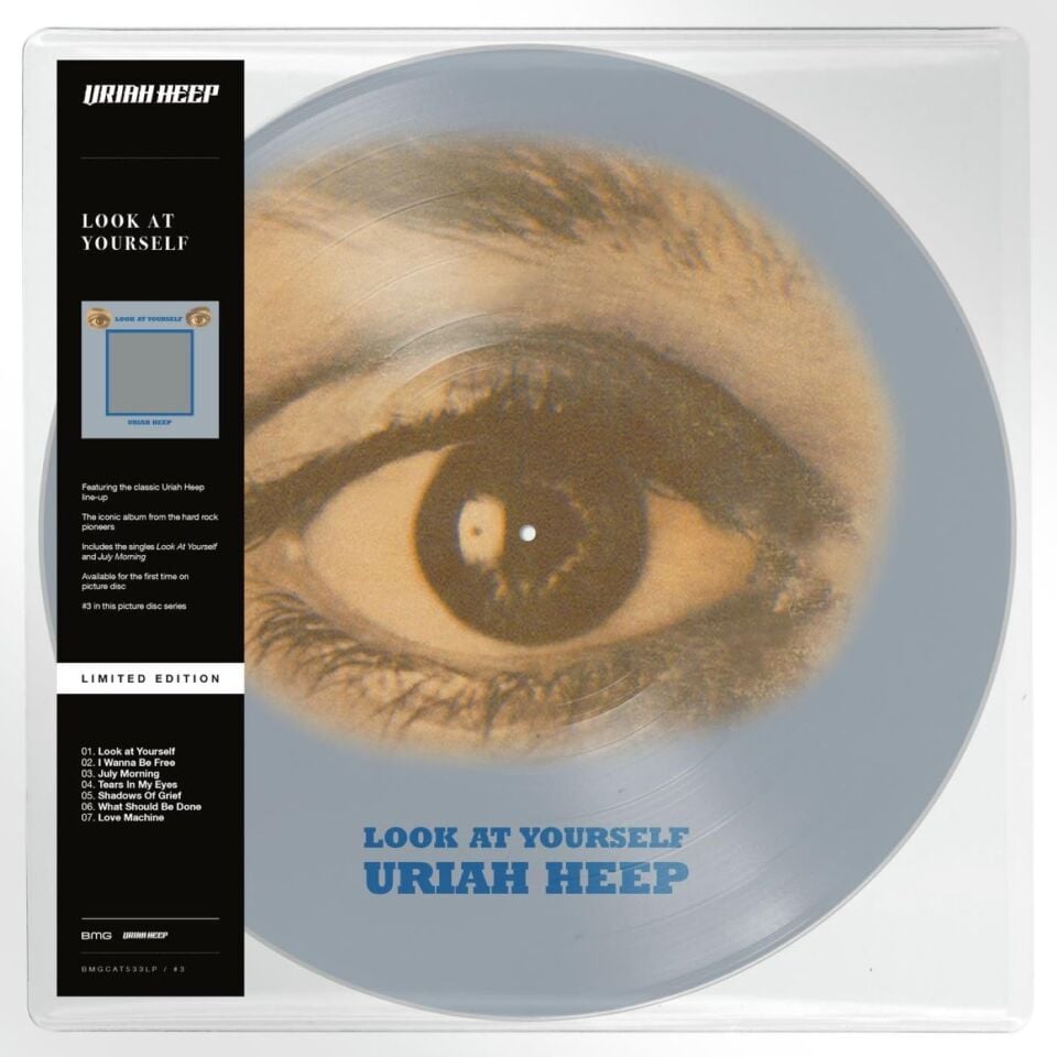 URIAH HEEP - LOOK AT YOURSELF (1971) - LP 2023 PICTURE DISC EDITION SIFIR PLAK