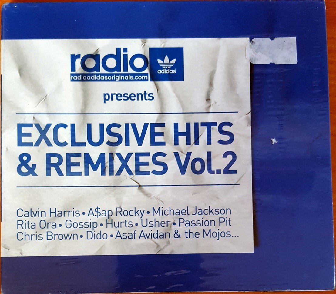RADIO ADIDAS / EXCLUSIVE HITS & REMIXES VOL.2 / MICHAEL JACKSON, AFROJACK, DIDO, GOSSIP, SCISSOR SISTERS CD SIFIR