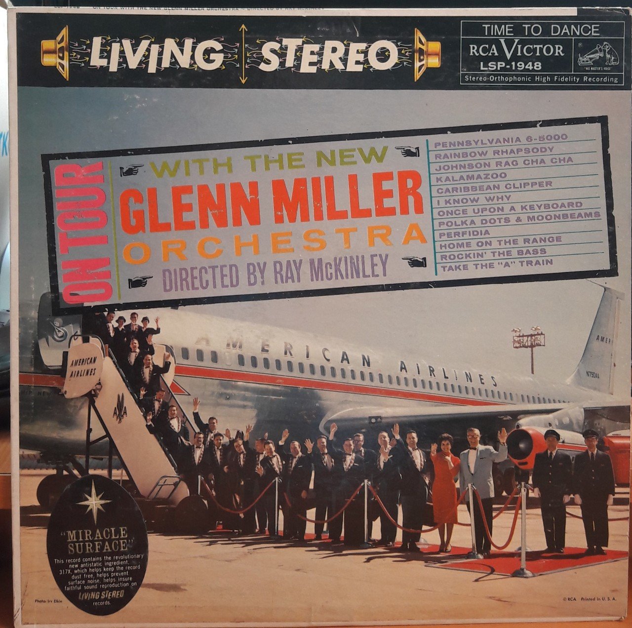 ON TOUR WITH THE NEW GLENN MILLER ORCHESTRA - PLAK 2.EL
