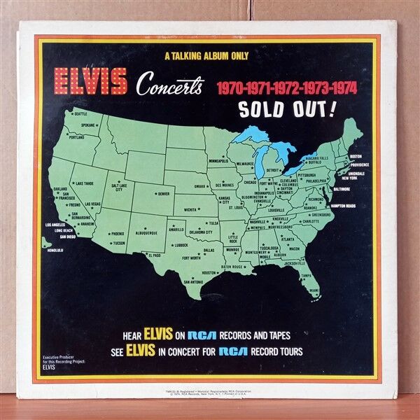 ELVIS PRESLEY – HAVING FUN WITH ELVIS ON STAGE (1974) - LP 2.EL PLAK