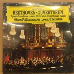 BEETHOVEN - OVERTURES WIENER PHIL. BERNSTEIN 1981 DÖNEM BASKISI SIFIR PLAK