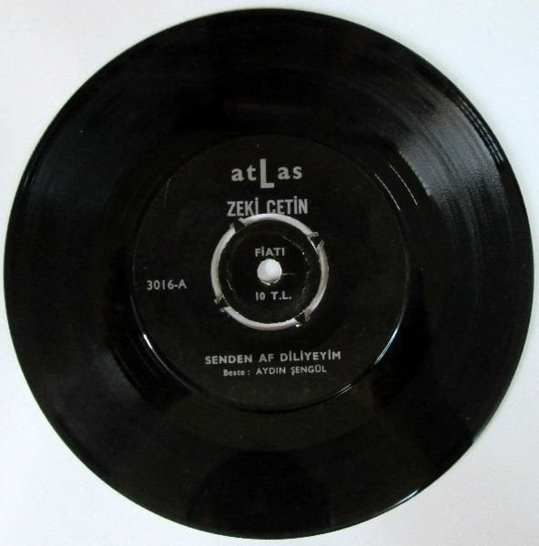 ZEKİ ÇETİN - SENDEN AF DİLİYEYİM - 45LİK