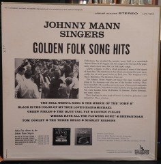 JOHNNY MANN SINGERS - GOLDEN FOLK SONG HITS - 2.EL PLAK